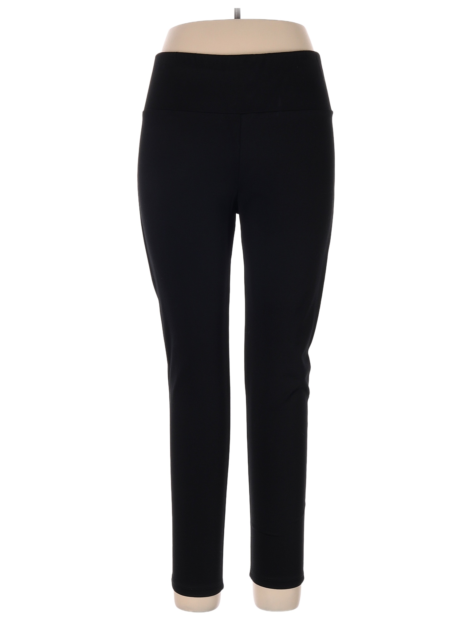 Kokoon Solid Black Casual Pants Size XL 88 off thredUP