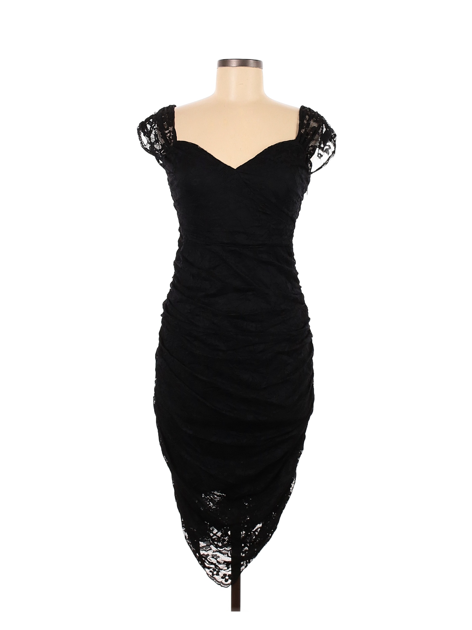 Express Solid Black Cocktail Dress Size M - 71% off | ThredUp