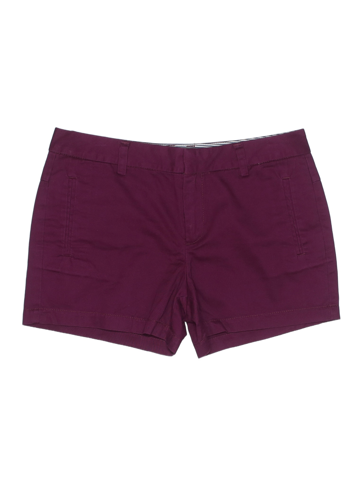 Jcpenney Solid Colored Burgundy Khaki Shorts Size 8 52 off thredUP