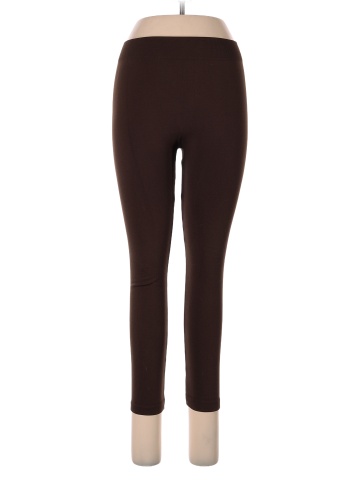 F&F Clothing Colored Brown Leggings One Size - 73% off