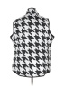 C established 1946 100% Polyester Houndstooth Black Vest Size 22 - 24 (Plus) - photo 2