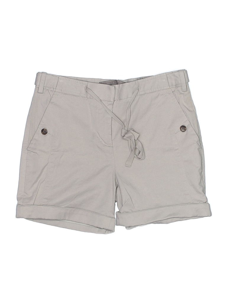 Halston Heritage Solid Gray Shorts Size 0 81 off thredUP