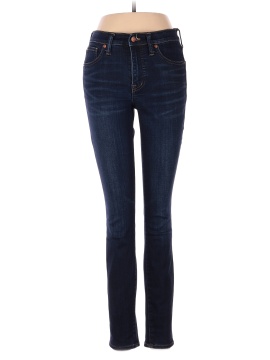 Madewell 9" Mid-Rise Skinny Jeans in Larkspur Wash: TENCEL&trade; Denim Edition (view 1)