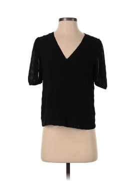 Madewell Textured Puff-Sleeve Button-Front Top (view 1)