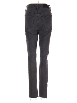 Madewell 9" Mid-Rise Skinny Jeans in Black Sea (view 2)