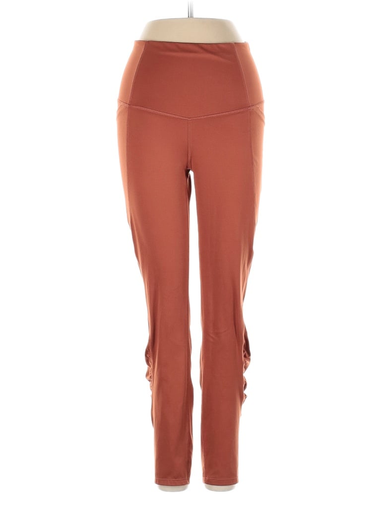 Pre-owned All In Favor Active Pants In Orange