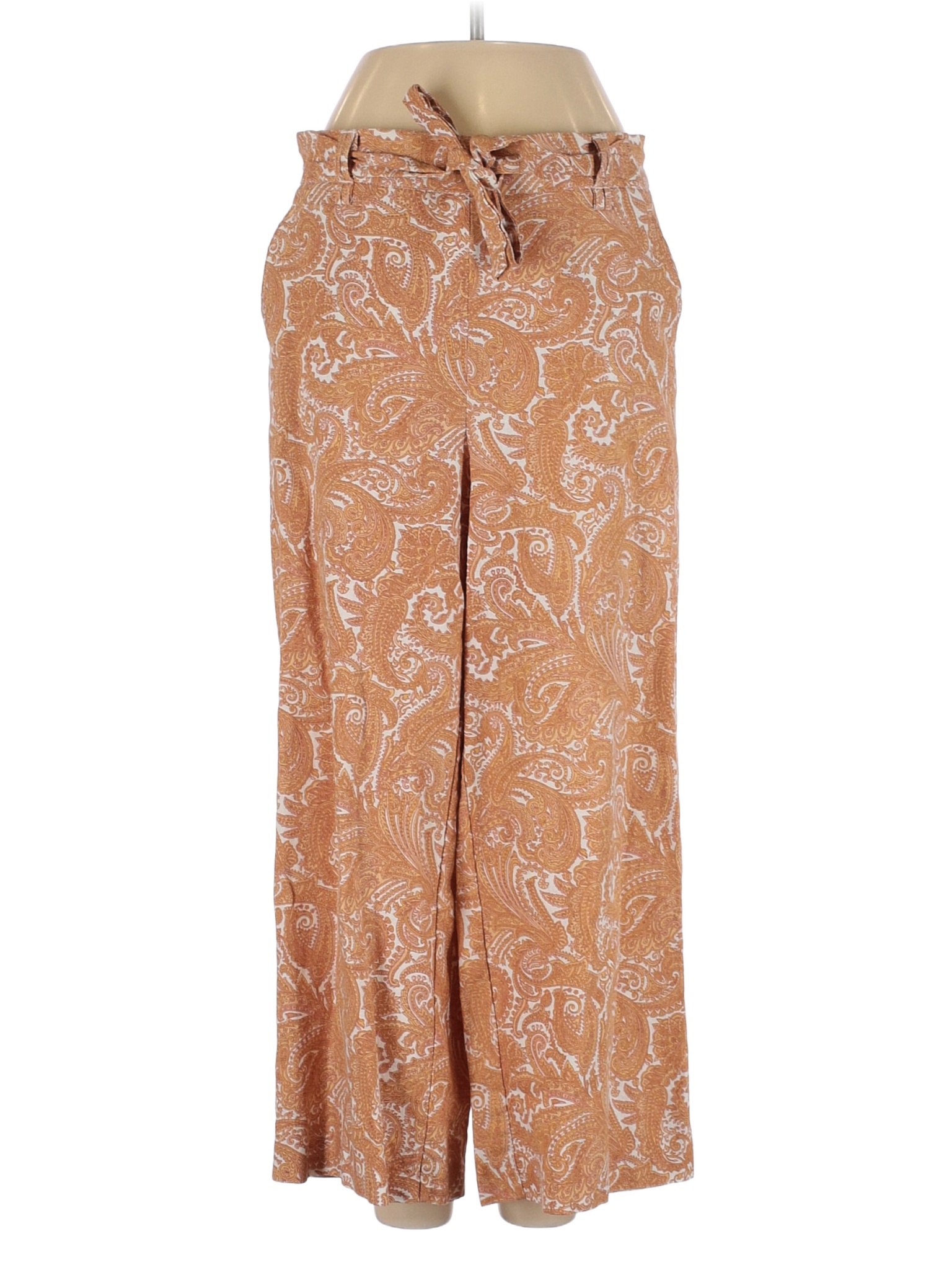 Sigrid Olsen Colored Tan Linen Pants Size S 78 off thredUP
