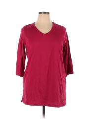 Woman Within 3/4 Sleeve T Shirt