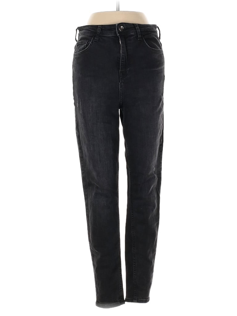 Zara Tortoise Black Jeans Size 4 - photo 1