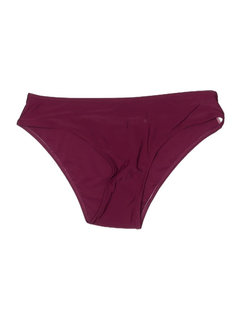 Pre-owned Assorted Brands Swimsuit Bottoms In Burgundy