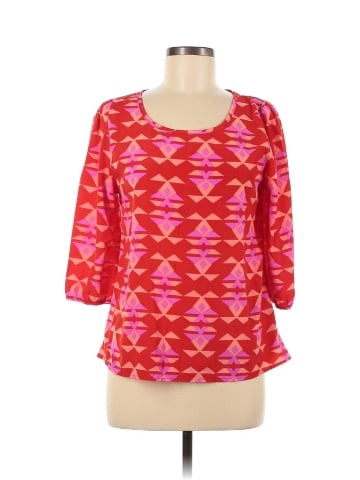 Peach Love Cream California 3/4 Sleeve Blouse (view 1)