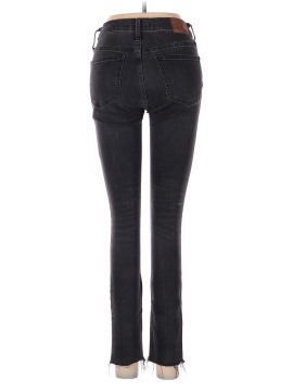 Madewell 9" Mid-Rise Skinny Jeans in Black Sea (view 2)