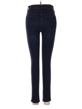 Madewell 10" High-Rise Skinny Jeans in Macalester Wash: Knee-Rip Edition (view 2)