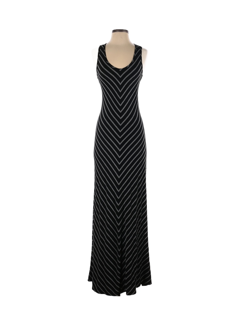 Kenneth Cole New York Chevron-herringbone Chevron Black Casual Dress Size S - photo 1