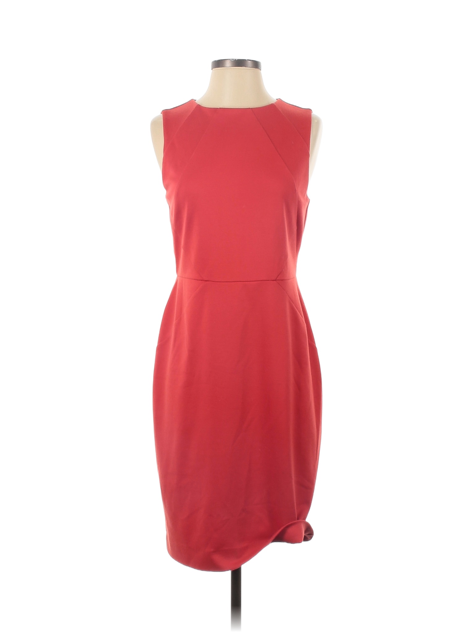 The Limited Solid Colored Red Casual Dress Size 2 80 off thredUP
