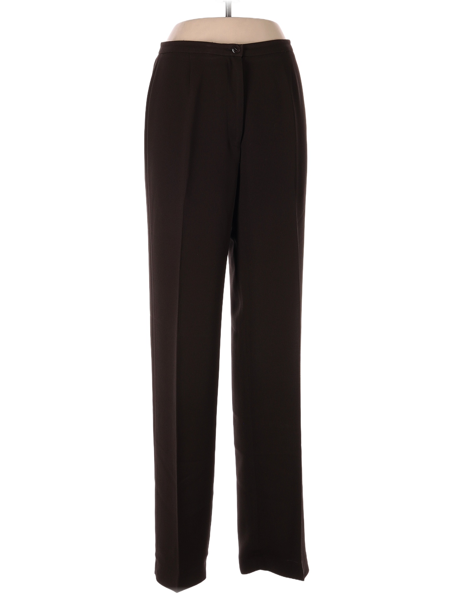 Casual Corner Solid Colored Brown Dress Pants Size 8 68 off thredUP