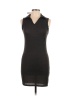 LIVI Solid Black Gray Casual Dress Size L - photo 1