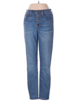 Madewell 9" High-Rise Skinny Crop Jeans: Button-Through Edition (view 1)
