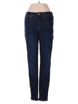 Madewell 9" Mid-Rise Skinny Jeans in Larkspur Wash: TENCEL&trade; Denim Edition (view 1)