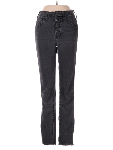 Tall Pants & Jeans - Tall High Rise Skinny Jeans in Black