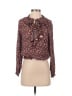 American Eagle Outfitters 100% Viscose Burgundy Brown Long Sleeve Blouse Size XS - photo 1