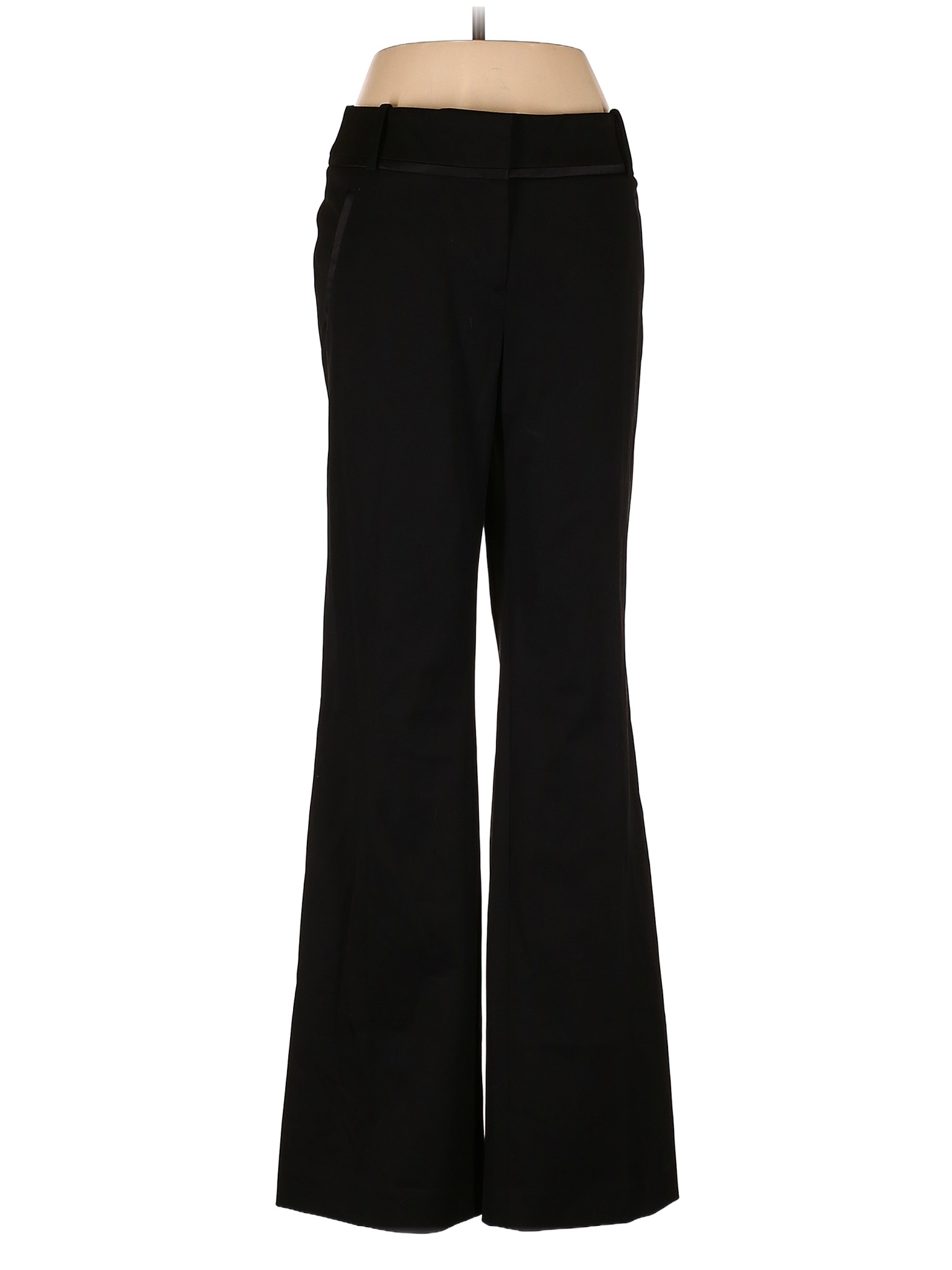 Ann Taylor Loft Solid Black Dress Pants Size 4 86 Off Thredup