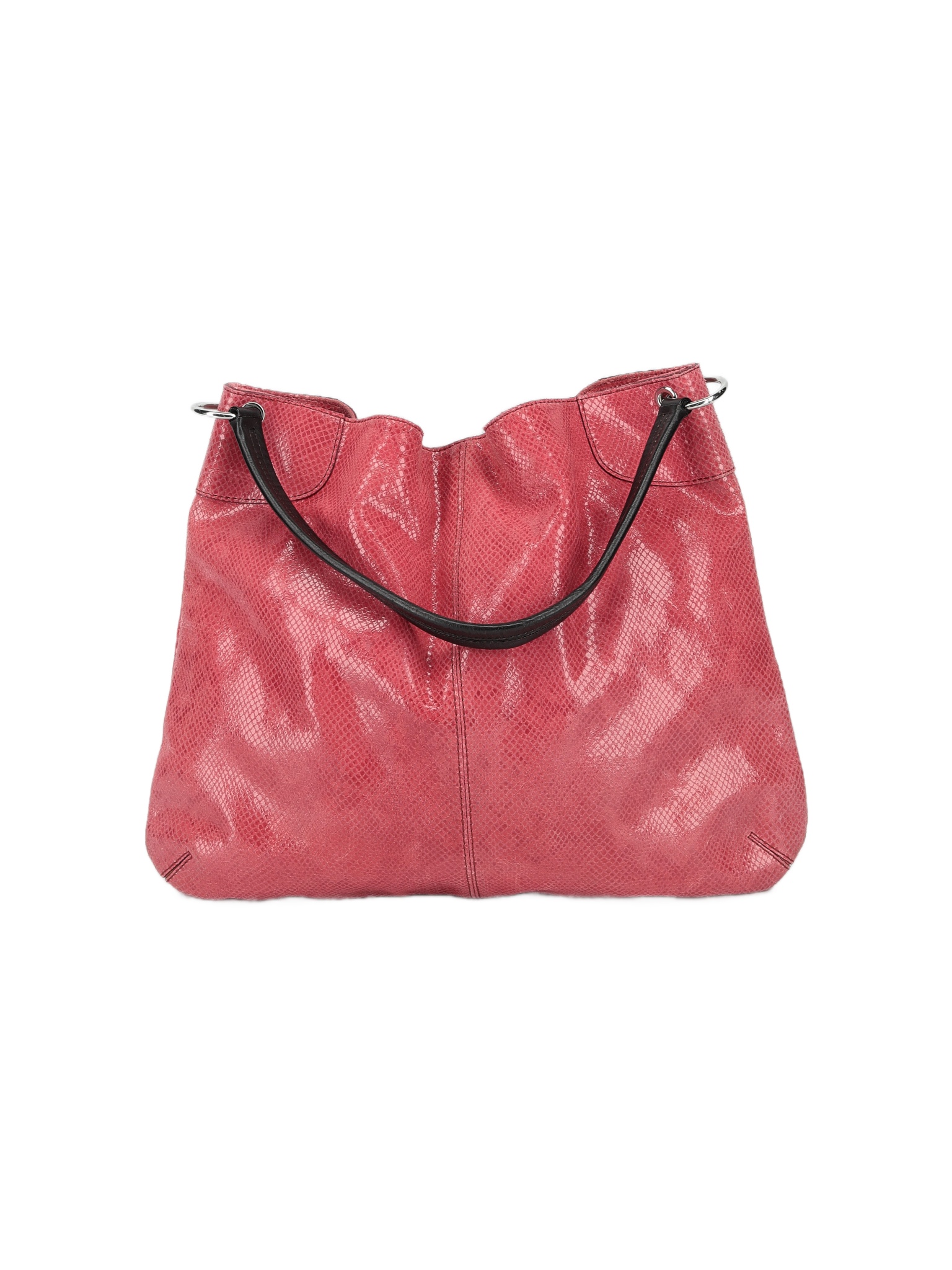 Banana Republic 100 Leather Solid Colored Pink Leather Shoulder Bag One Size 71 off thredUP