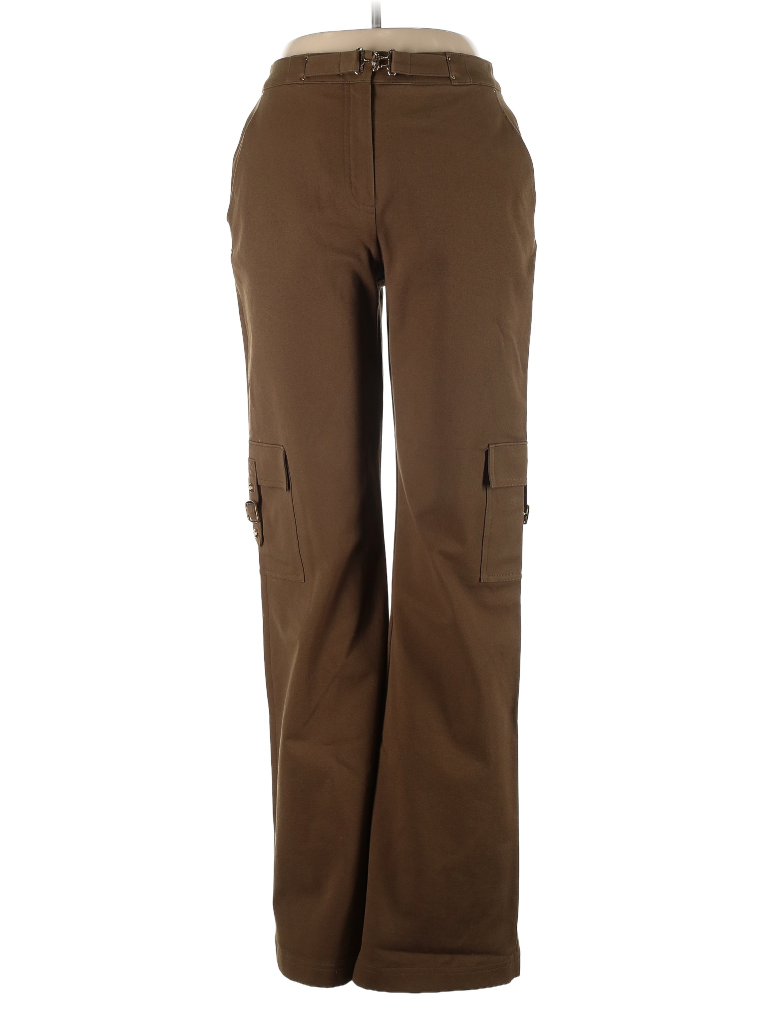 St. John Sport Solid Colored Tan Cargo Pants Size 10 - 67% off | thredUP