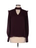Amaryllis 100% Polyester Polka Dots Burgundy Long Sleeve Blouse Size Med - Lg - photo 1