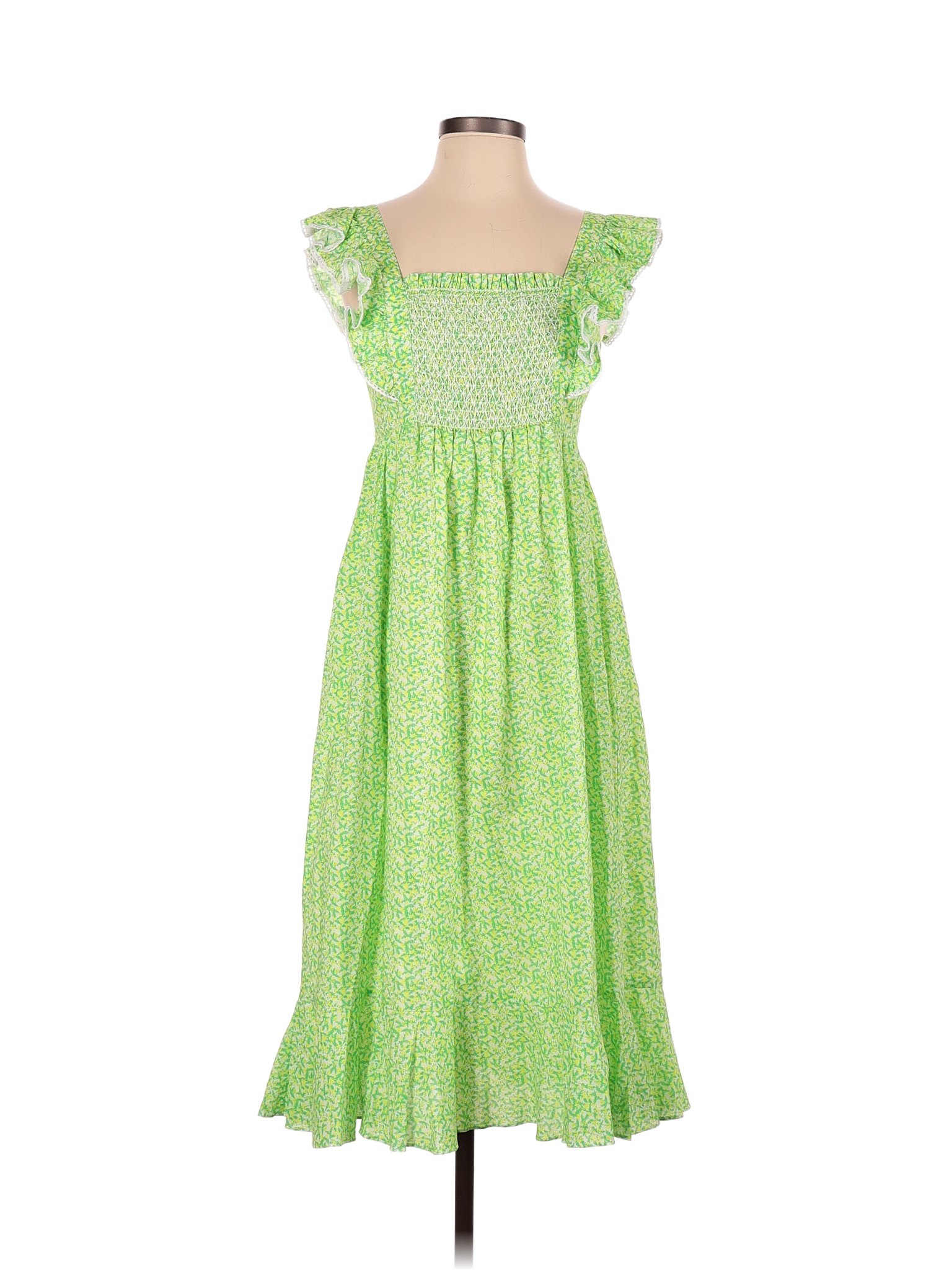 Tuckernuck 100% Cotton Colored Green Casual Dress Size M - 68% off ...