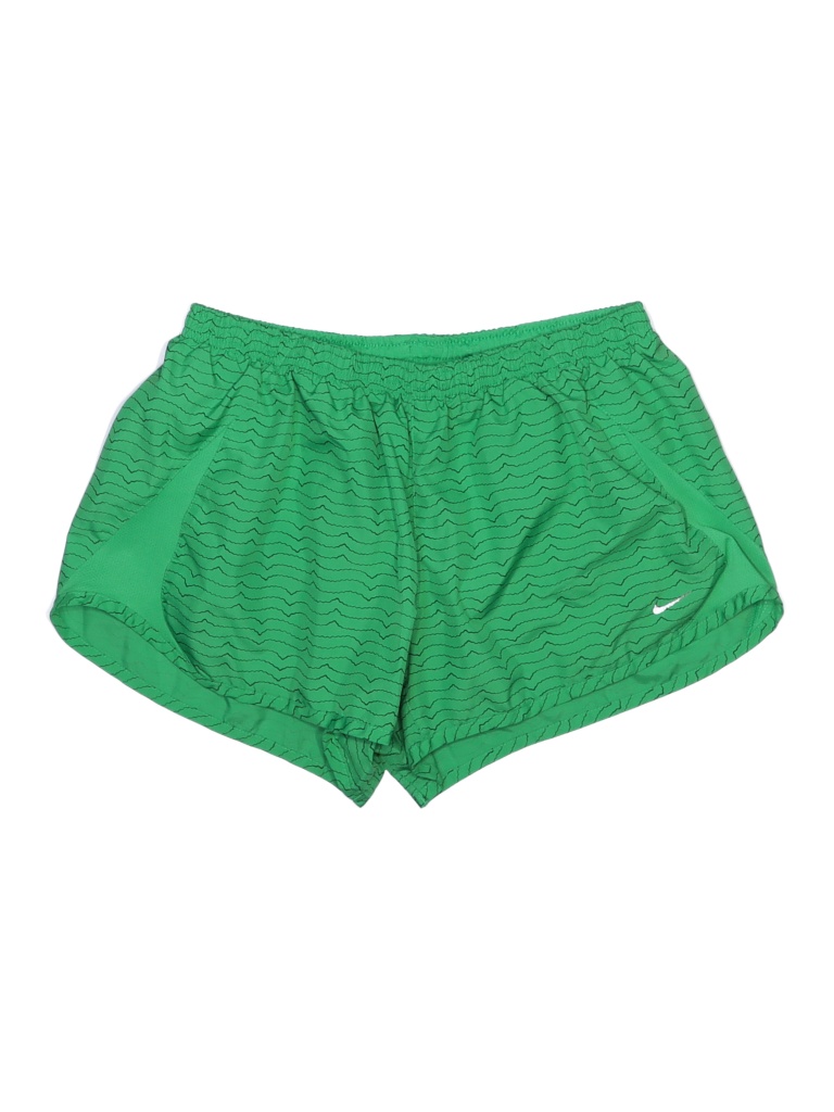 Nike Color Block Solid Colored Green Athletic Shorts Size L 58 off