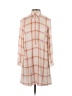 Old Navy 100% Rayon Plaid Grid Ivory Tan Casual Dress Size XS - photo 1