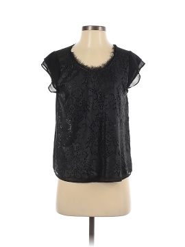 Zara W&B Collection Short Sleeve Blouse (view 1)