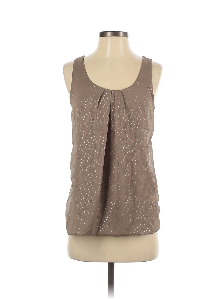 Express 100% Polyester Brown Sleeveless Blouse Size S - photo 1
