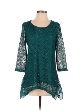 JM Collection Long Sleeve Top (view 1)