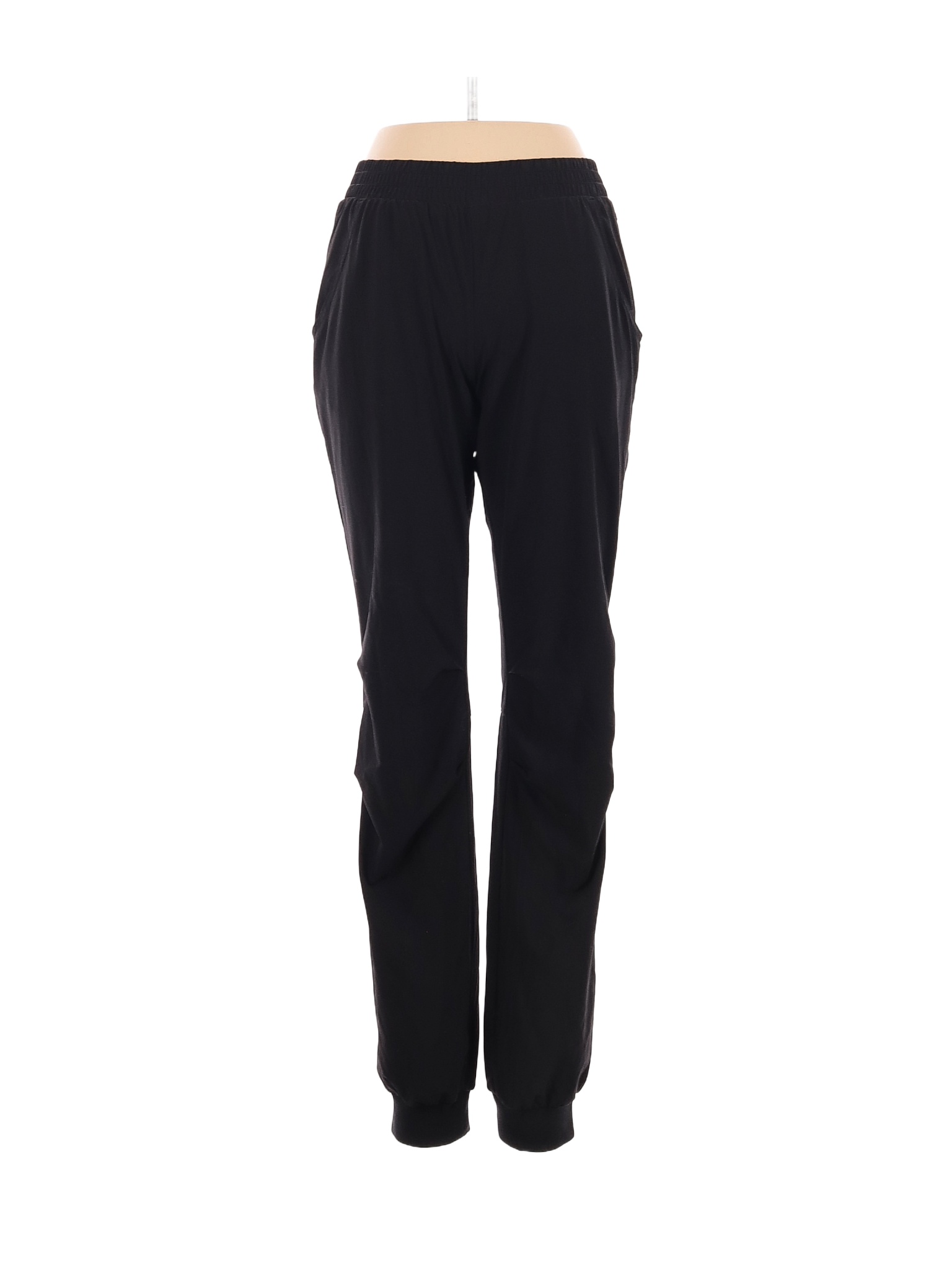 H&M Sport Solid Black Casual Pants Size 4 68 off thredUP