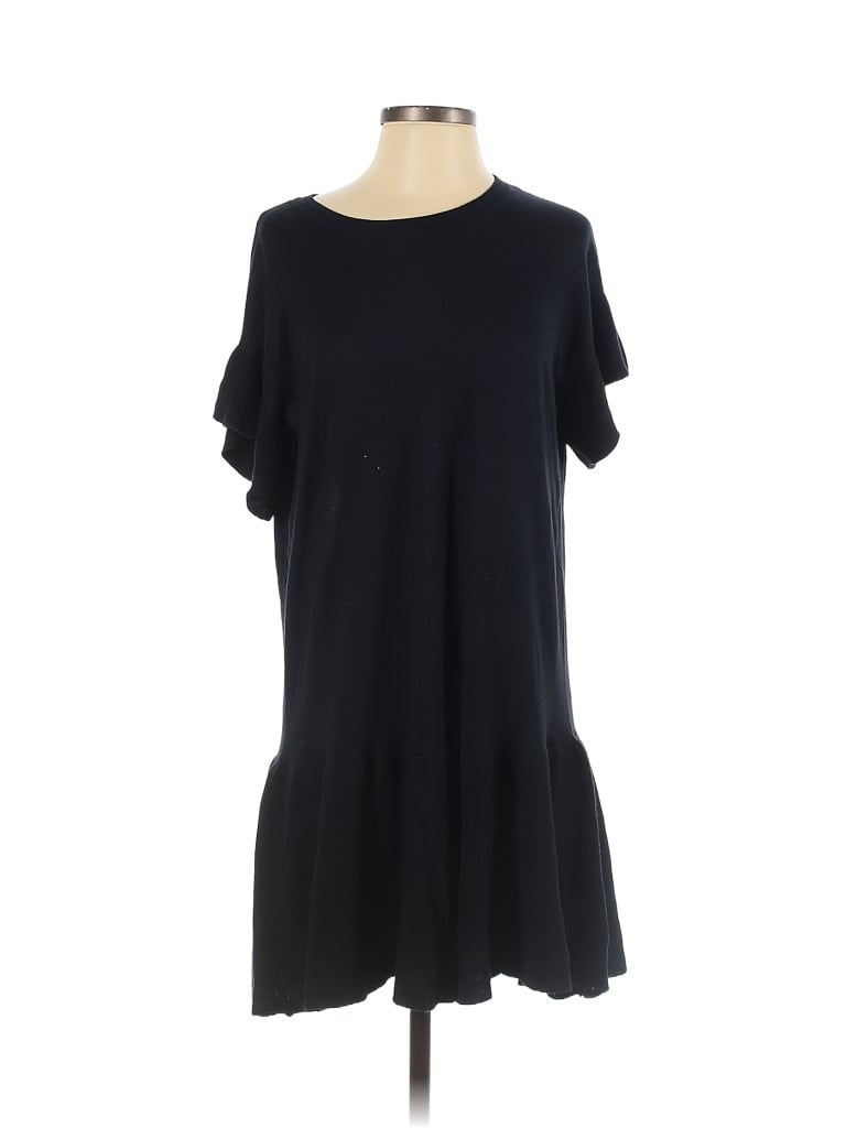 H&M Black Blue Casual Dress Size S - photo 1
