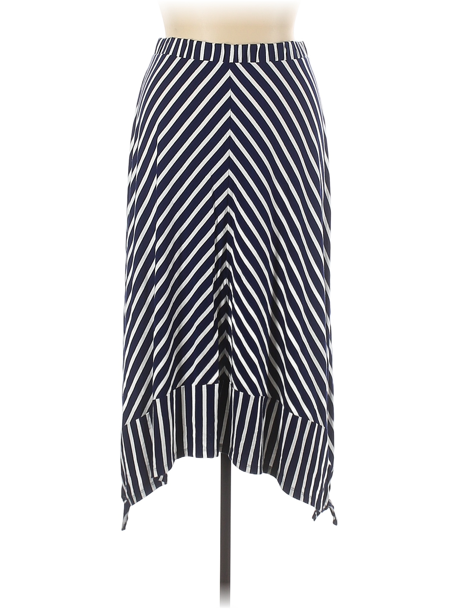 Lane Bryant Chevronherringbone Chevron Multi Color Blue Casual Skirt Size 14 30 57 off