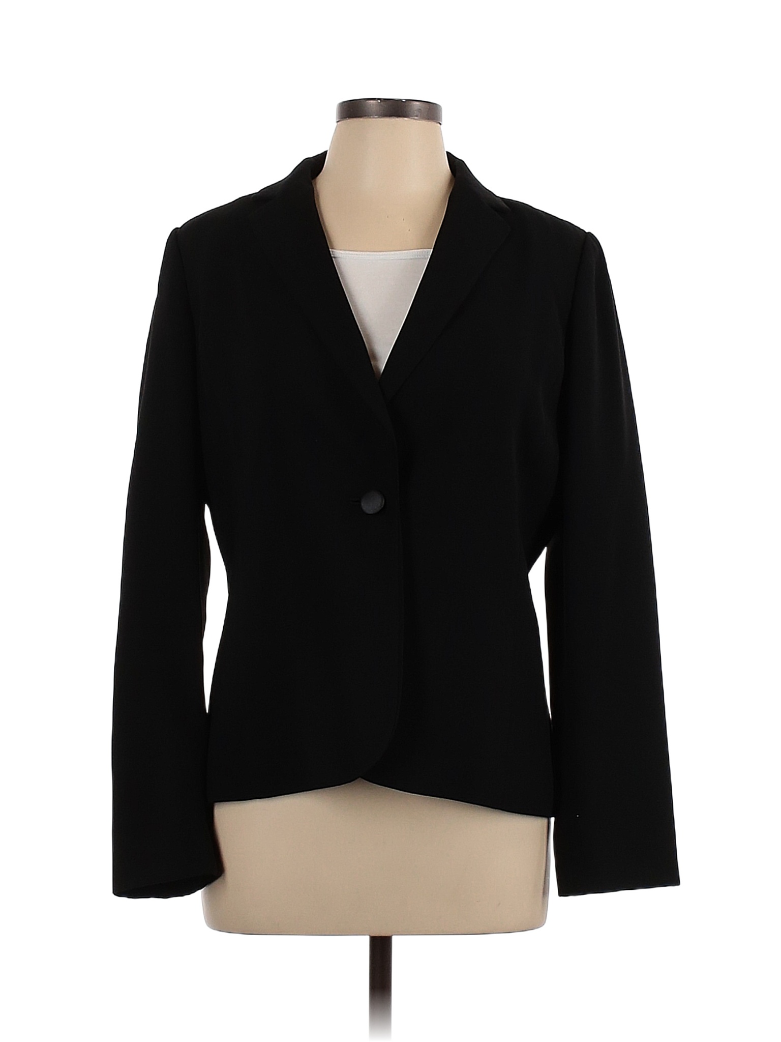 Calvin Klein Solid Black Blazer Size 12 - 72% off | thredUP