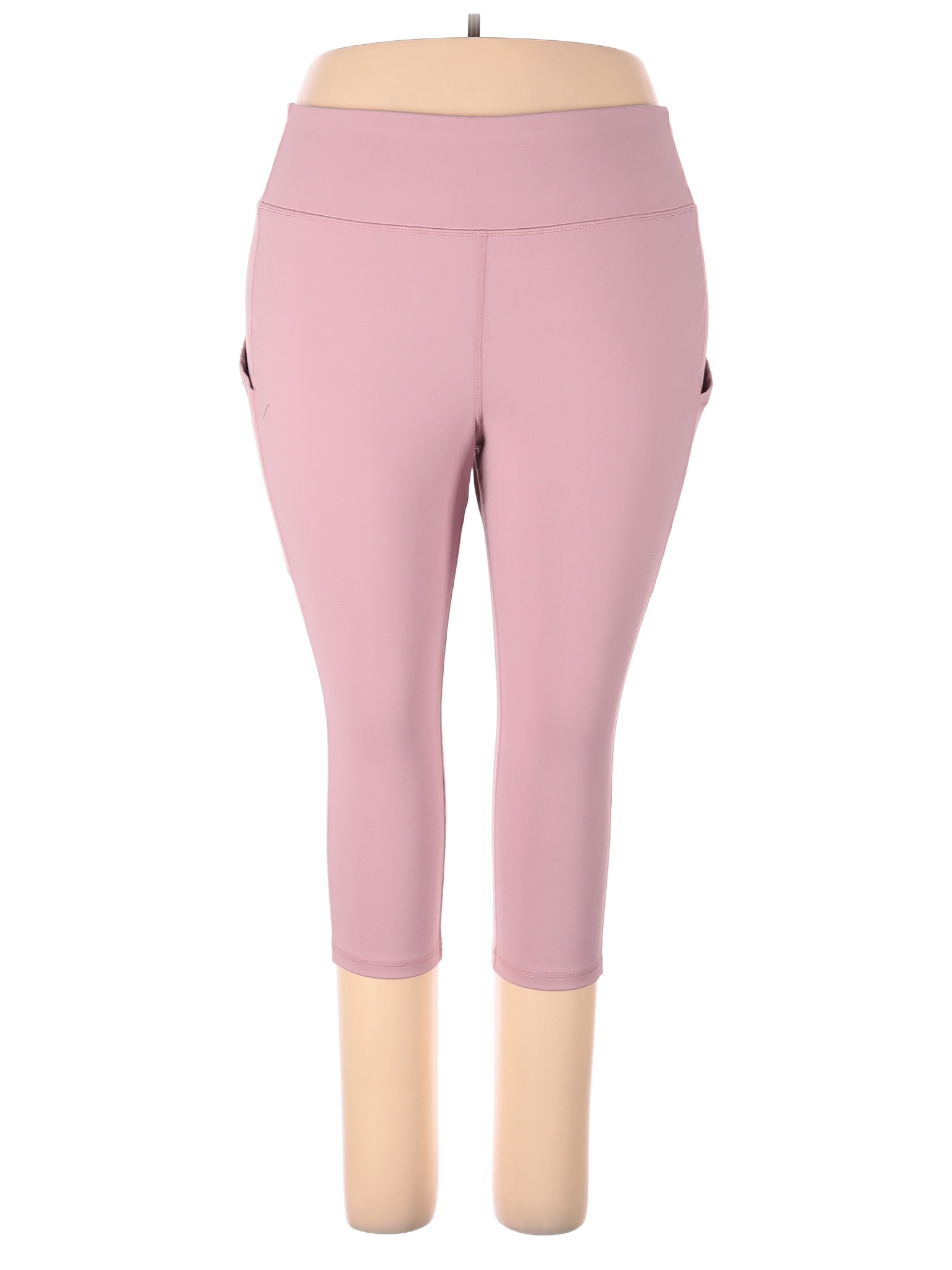 Torrid Solid Pink Active Pants Size 4X Plus (4) (Plus) 59 off thredUP