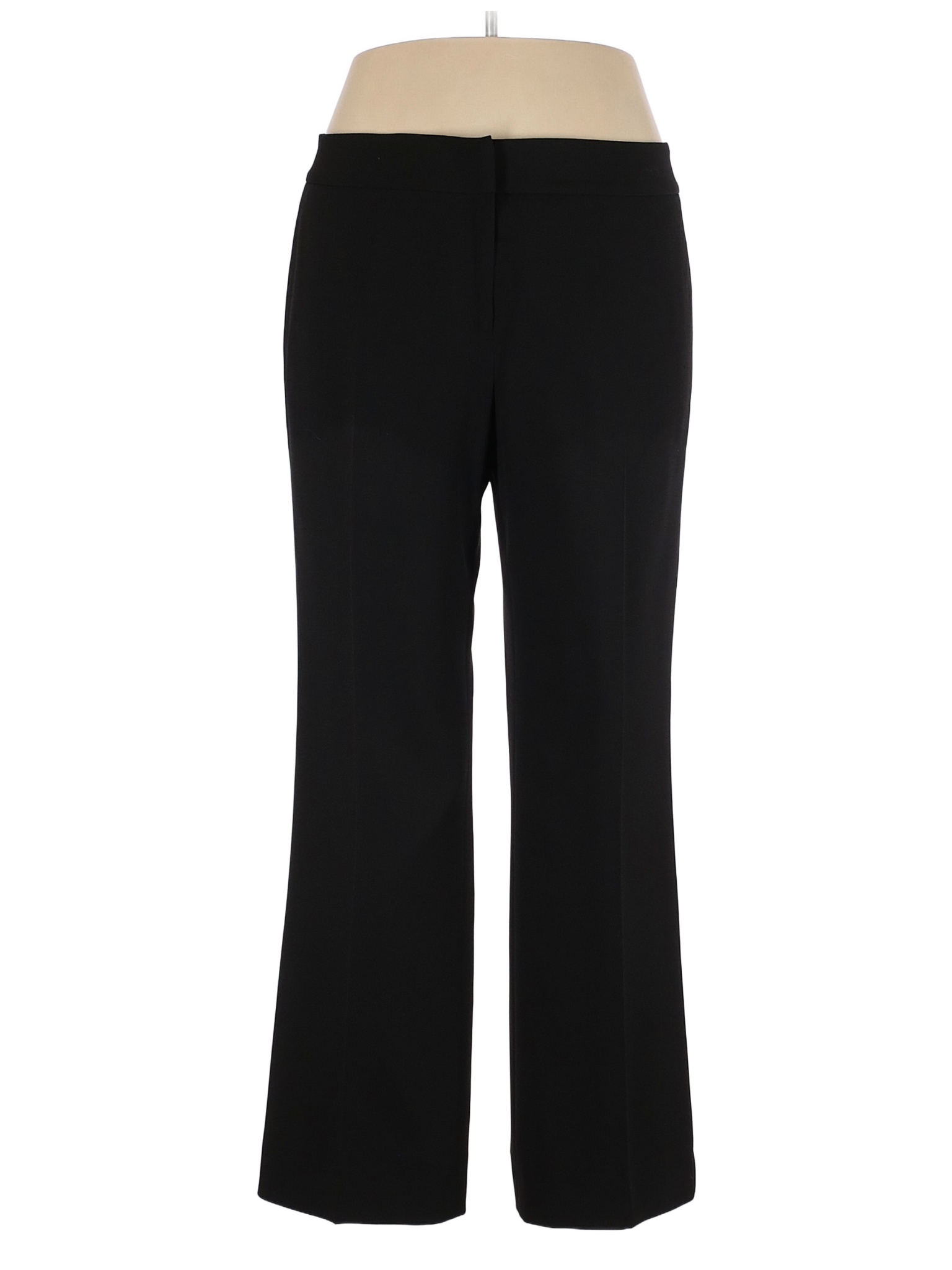 Kasper Solid Black Dress Pants Size 14 - 84% off | thredUP