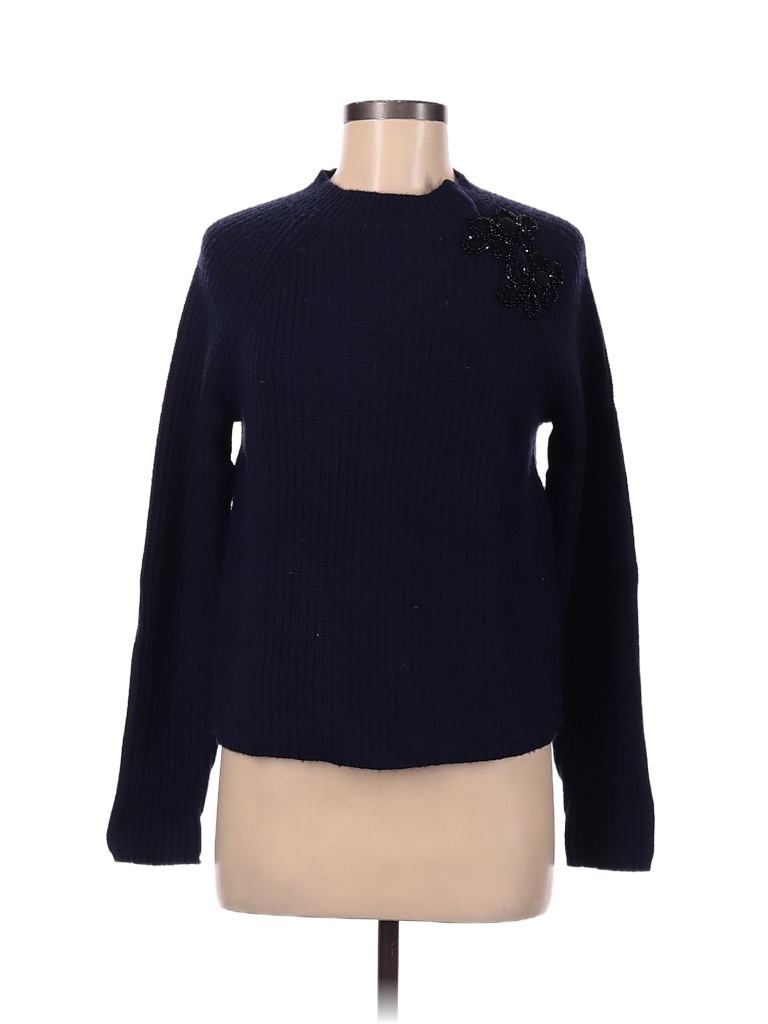 J.Crew Color Block Solid Navy Blue Pullover Sweater Size M - 78% off ...