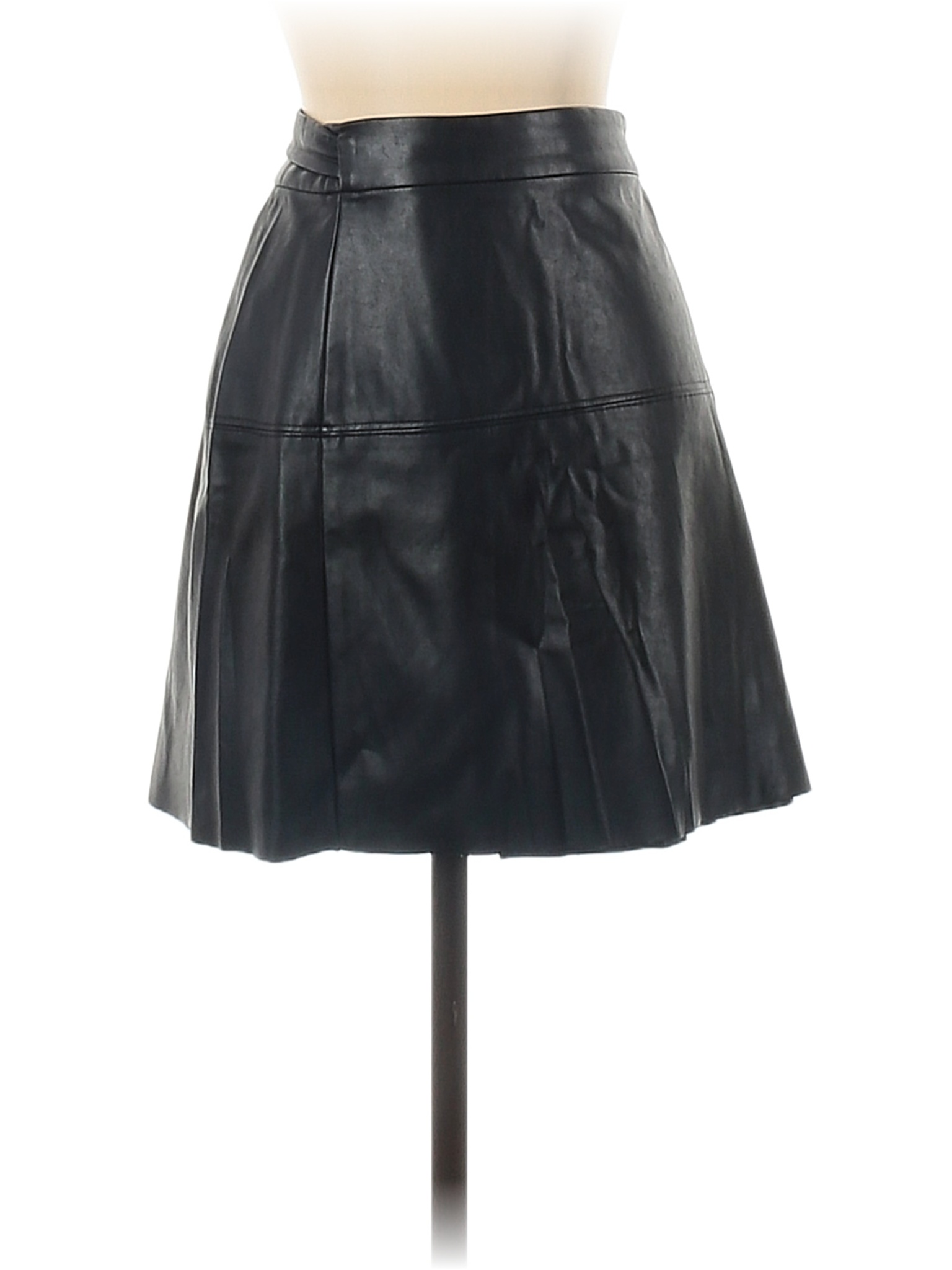treat ürself leather volume long skirt - ロングスカート