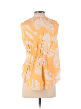 Genny Tropic Orange Rouched Top (view 2)