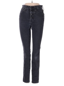 Madewell 10" High-Rise Skinny Jeans in Robert Wash: Button-Front Edition (view 1)