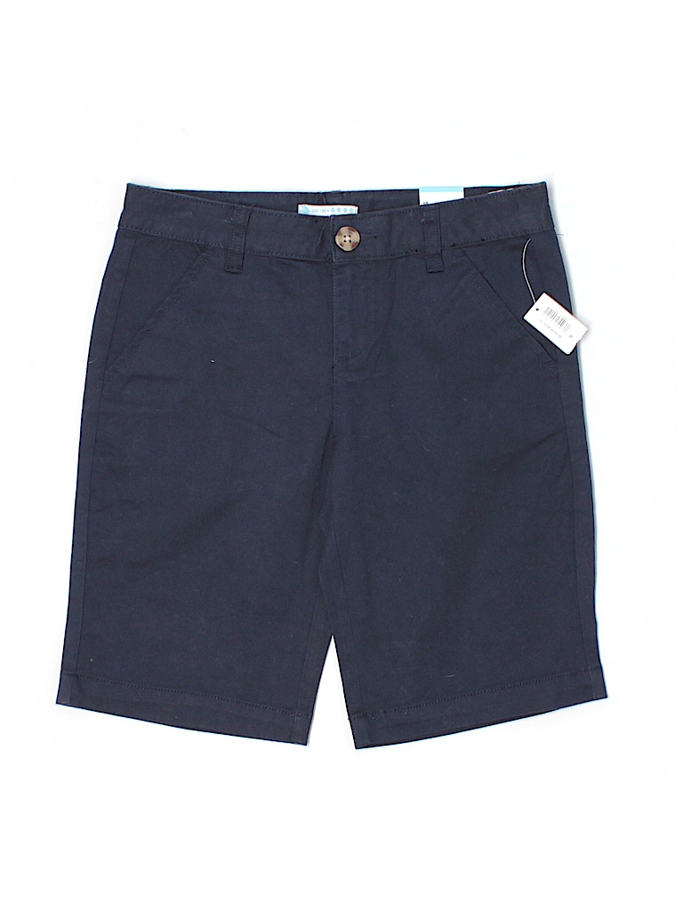 womens navy blue khaki shorts