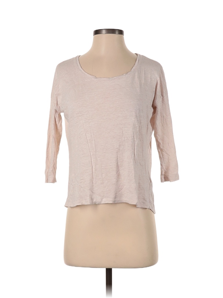 Majestic Filatures 100% Cotton Pink Long Sleeve T-Shirt Size Sm (1 ...