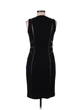 Michael Kors Collection Leather Trim Cocktail Dress (view 2)