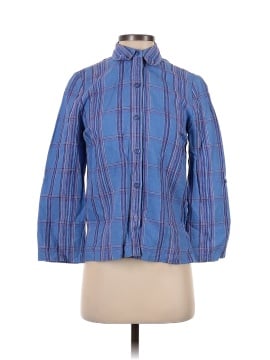 JM Collection Long Sleeve Button-Down Shirt (view 1)