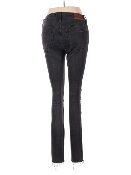 Madewell 9" Mid-Rise Skinny Jeans in Black Sea (view 2)